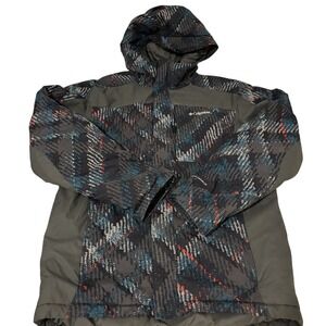 Columbia Youth 18-20 XL Insulated Omni Shield Snow Ski Jacket‎ Hood Zip Up Aztec